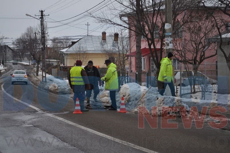 Avarie conducta de apa - strada Stefan cel Mare din Dorohoi_3