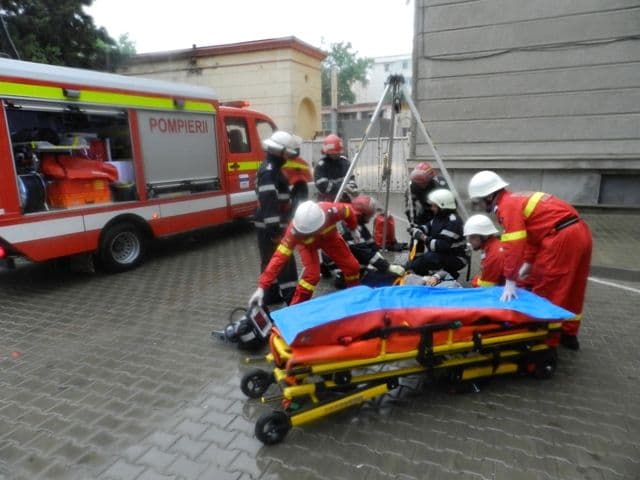 ISU Botosani simulare incendiu