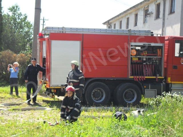 Simulare de incendiu si accident la Dorohoi_12
