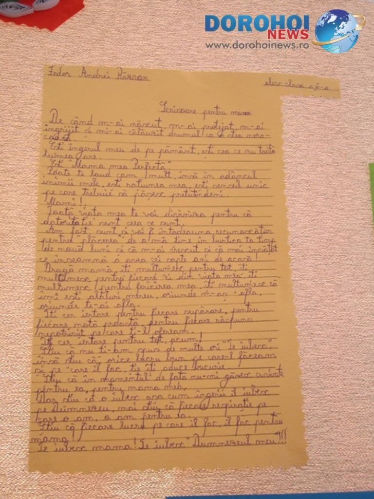 Centru de zi pentru copii Ibănesti_SCRISOARE PENTRU MAMA_02