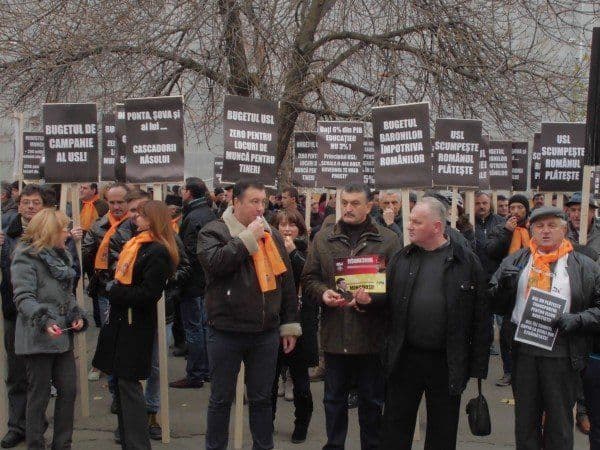 Manifestație PDL în Capitală. Aproximativ 30 de membri din Dorohoi participă la protest