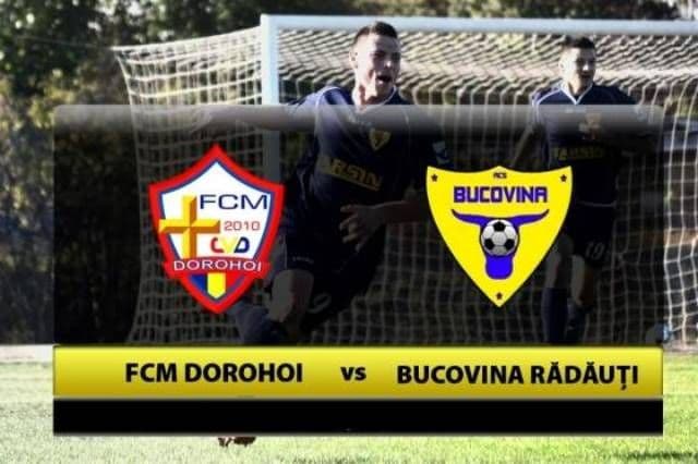 Victorie a celor de la FCM Dorohoi după primul amical cu Bucovina Rădăuți