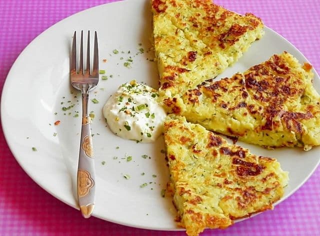 Tartă de cartofi cu brânză