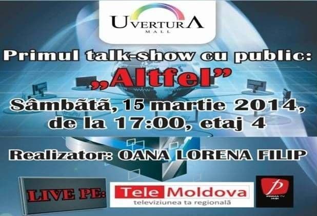 Emisiune „altfel” în Uvertura Mall