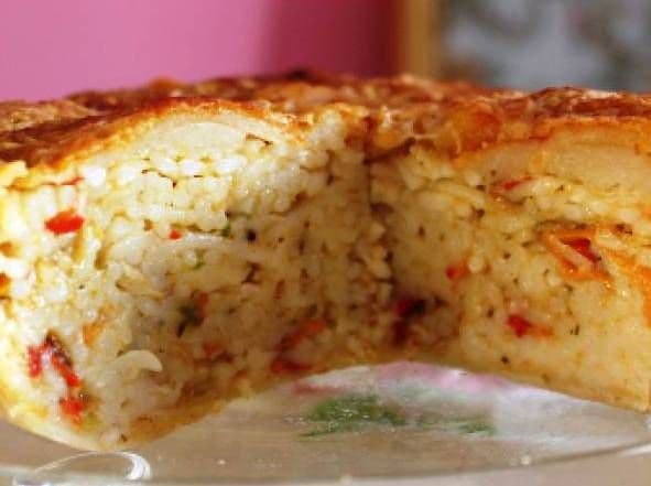 Spaghete cu legume în foaie de aluat (de post)