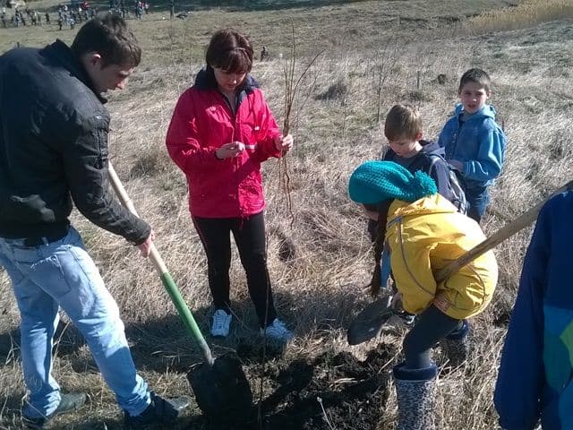 Copiii de la Complexul de Apartamente „Casa mea” – voluntari la acțiunea „România prinde rădăcini”
