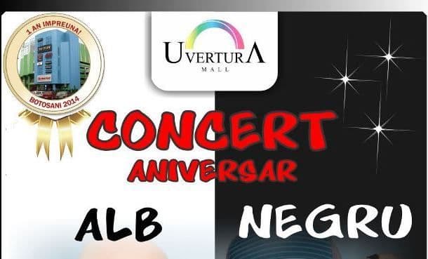 Alb și negru și jazz. Fără fițe la aniversarea Uvertura Mall 