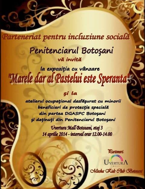 Uvertura Mall va fi gazda expoziției „Marele dar al Paștelui este speranța” 