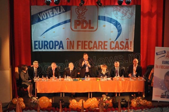 Miting electoral pe colegiul Dorohoi al PDL cu candidații la alegerile europarlamentare - FOTO