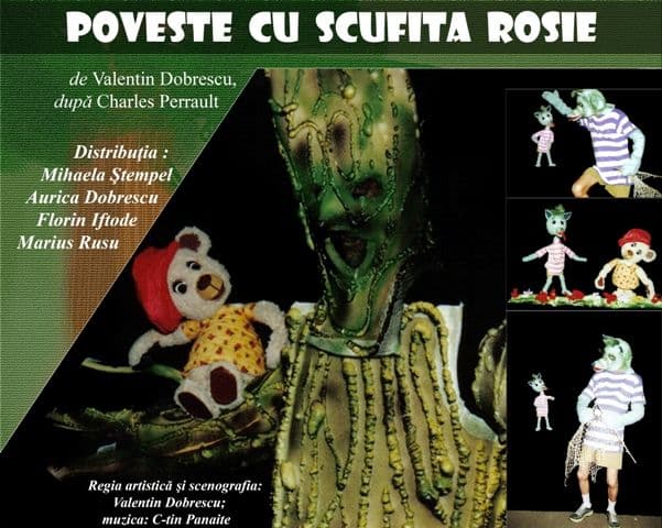 Teatrul pentru Copii şi Tineret „Vasilache” vă invită duminică la „Poveste cu Scufiţa Roşie”