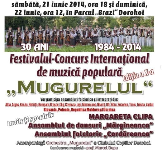 Festivalul Internaţional de folclor „Mugurelul” Dorohoi ediția a X-a