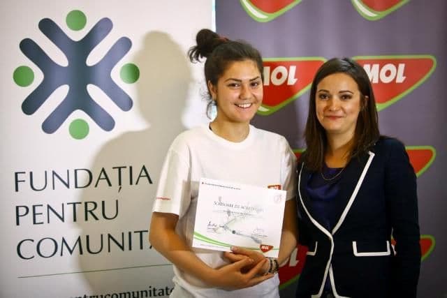 Spadasina Amalia Tătăran este ambasadoare a programului MOL pentru promovarea tinerelor talente