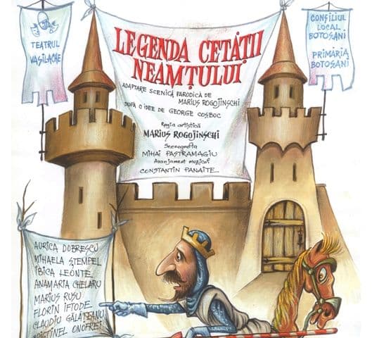 Spectacol în premieră prezentat de Teatrul Vasilache: „Legenda Cetăţii Neamţului”