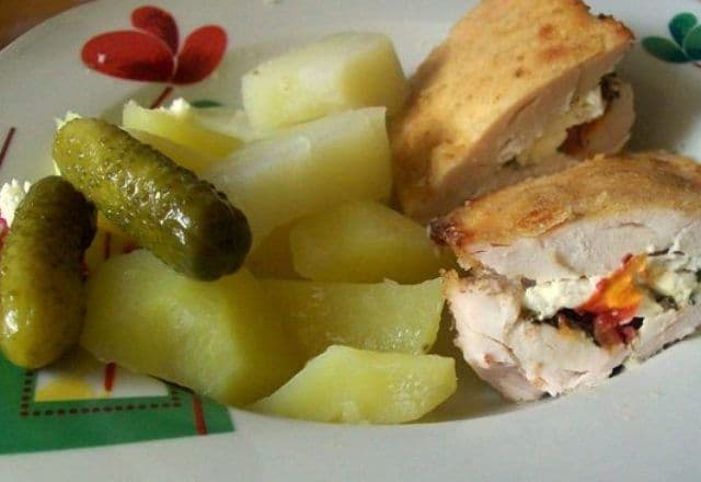 Piept de pui in stil milanez