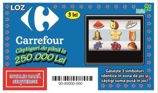 Loteria Română și Carrefour România lansează în premieră Lozul Carrefour răzuibil