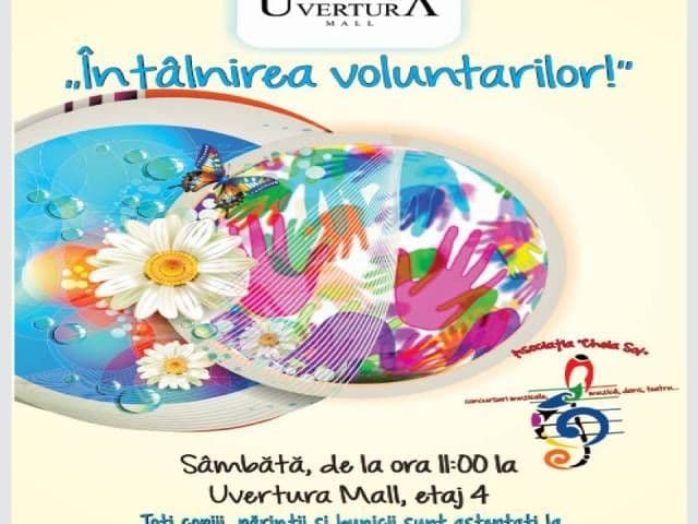 Întâlnirea voluntarilor la Uvertura Mall