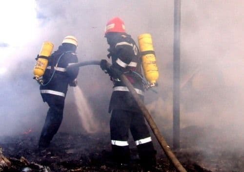 Zeci de purcei și pui mistuiți de un incendiu izbucnit pe strada Dumbrava Roșie din Dorohoi