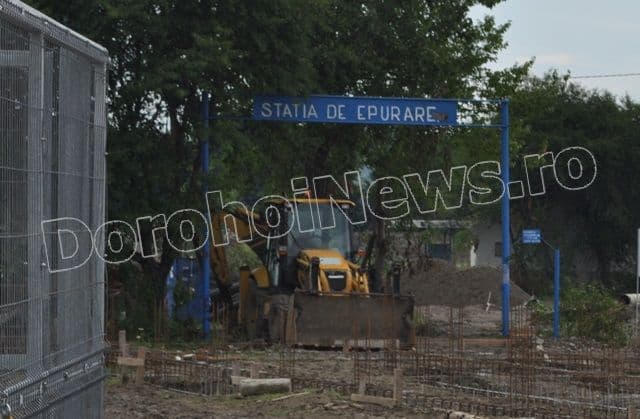 Au început lucrările de reabilitarea şi extindere a staţiei de epurare a apelor uzate din Dorohoi
