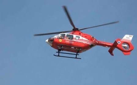 Elicopter SMRUD solicitat pentru un bărbat găsit în comă în fața propriei case