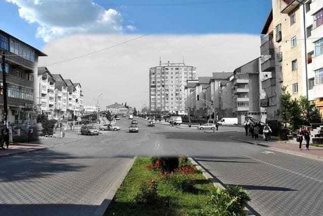 Amintiri despre trecut – „Dorohoiul de altădată” - intersecţia Podul Botoşani - FOTO