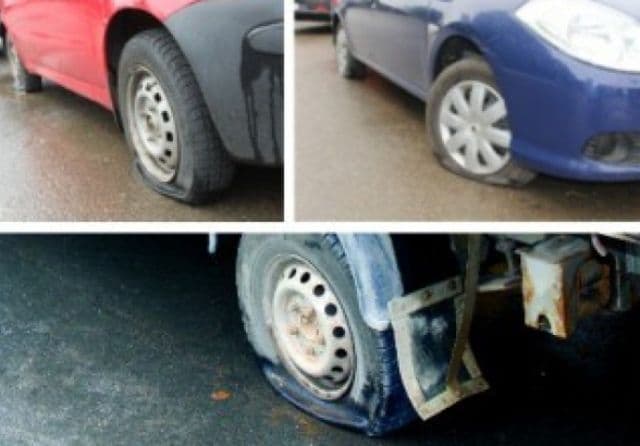 Panică printre șoferi! Cineva le sparge cauciucurile maşinilor. Vulcanizările nu mai fac faţă