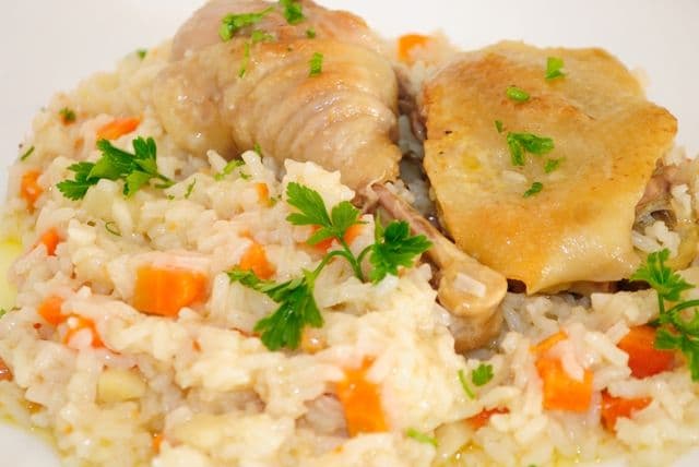 Pilaf cu carne de pui