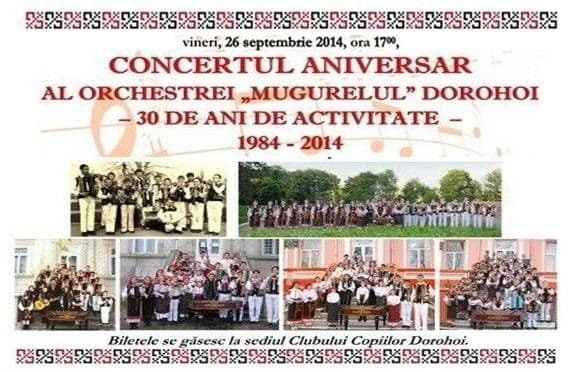 Astăzi concert aniversar al Orchestrei „Mugurelul” la 30 de ani de activitate continuă