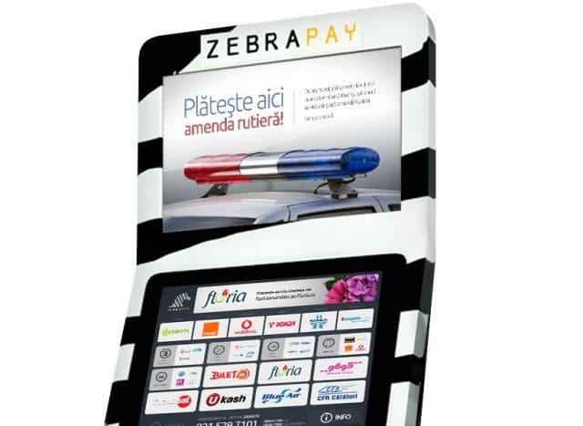 Amenzile de circulație pot fi plătite acum și la terminalele ZebraPay
