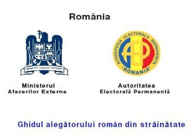 Ghidul alegătorului român din străinătate publicat pe site-ul Prefecturii