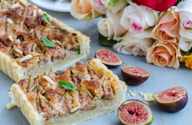 Tartă cu smochine și mascarpone