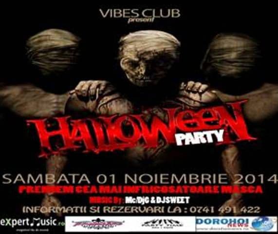 Încă o super petrecere la Vibes Club Dorohoi „Halloween party”