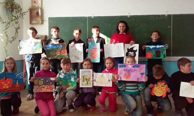 Halloween la Școala Dimitrie Romanescu Dorohoi - FOTO