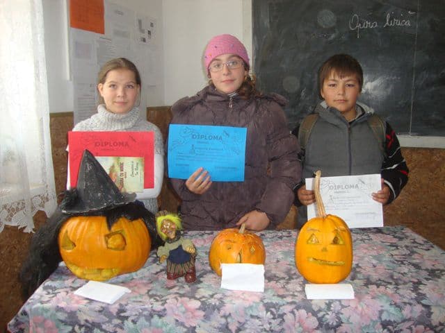 Hallowen la Școala Gimnazială Ioan Cernat Havîrna - FOTO