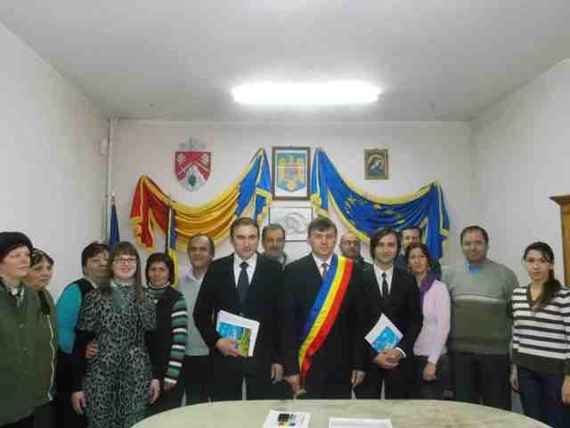 Ceremonie de depunere a jurământului de credință la Primăria comunei Ibănești