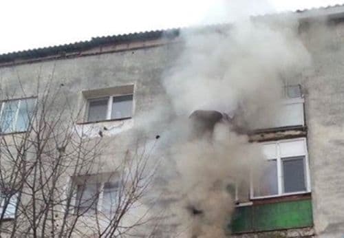 Incendiu izbucnit într-o garsonieră din Botoșani