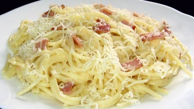 Paste carbonara