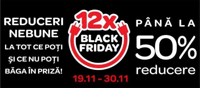12 zile de prețuri nebune la Carrefour de BLACK FRIDAY!