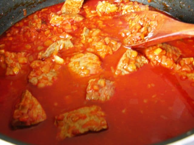 Gulaș cu carne de porc