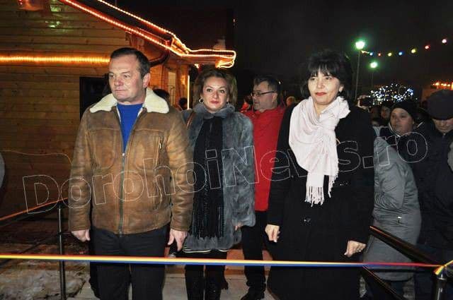 Doina Federovici la inaugurarea patinoarului artificial de la Dorohoi: „Domnul primar merită felicitat!”