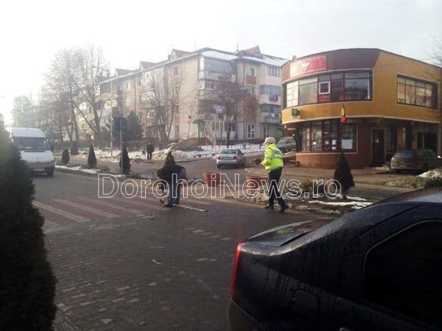 13, zi cu ghinion pentru o bătrână de 73 de ani, accidentată pe o trecere de pietoni din Dorohoi