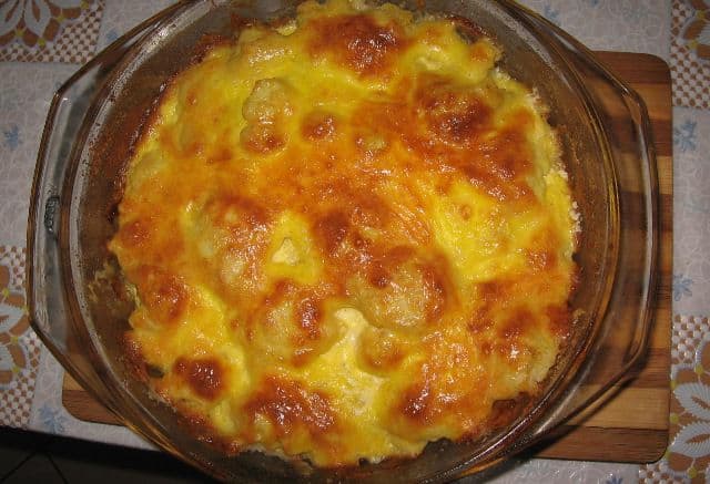 Conopidă gratinată