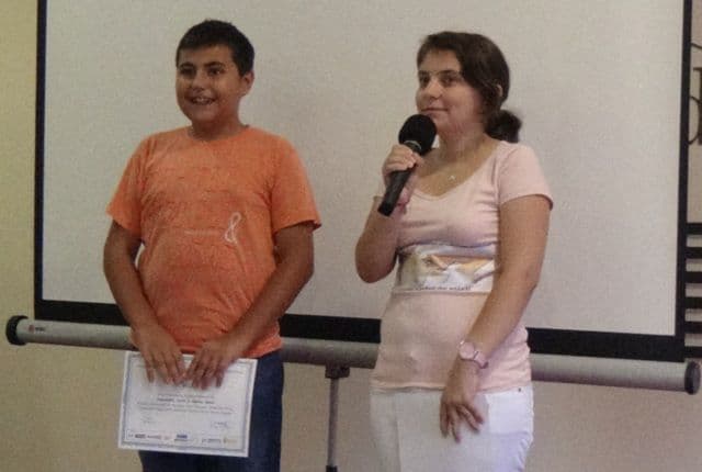 2. festivitate- alexandra ciotir si marius galan castigatorii locului I