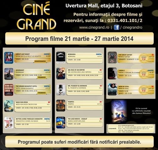 Cine Grand 21-27 martie