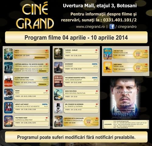 Cine Grand 4-10 aprilie