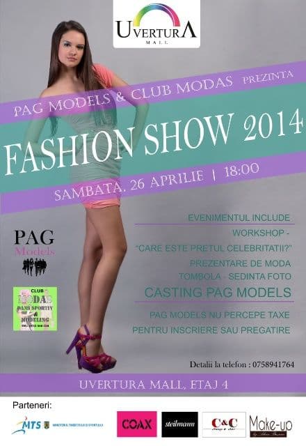 FASHION SHOW 2014 la Uvertura Mall