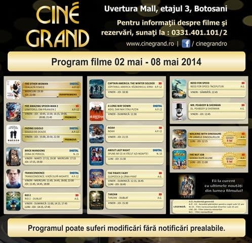 Program Cine Grand - 2-8 Mai 2014