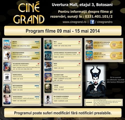 Program CineGrand 9-15 mai  2014