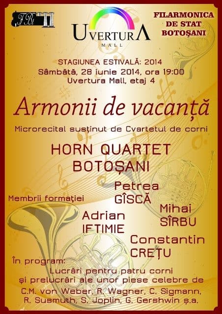 28 iunie afis filarmonica