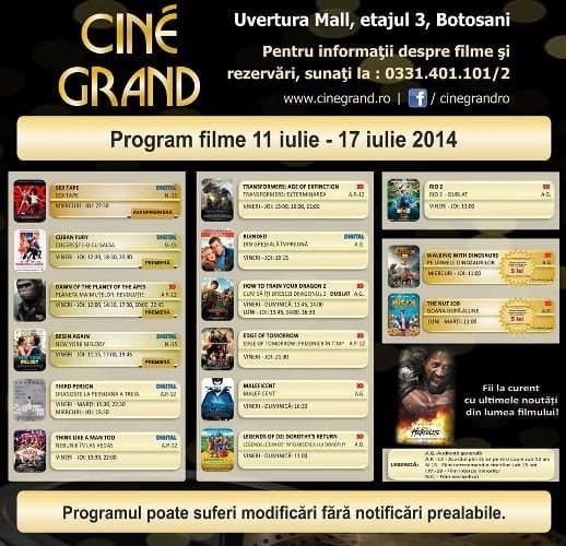 Cine Grand 11 iulie