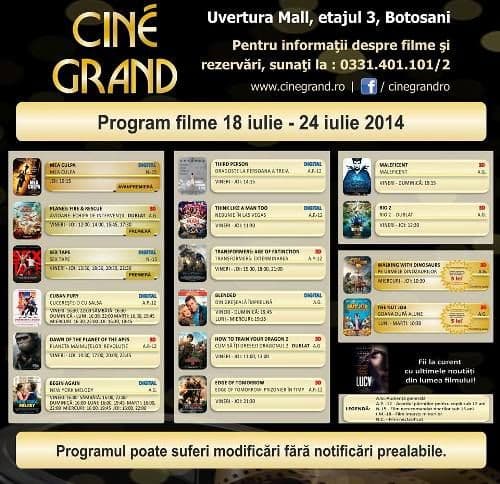 CIne grand 18 iulie